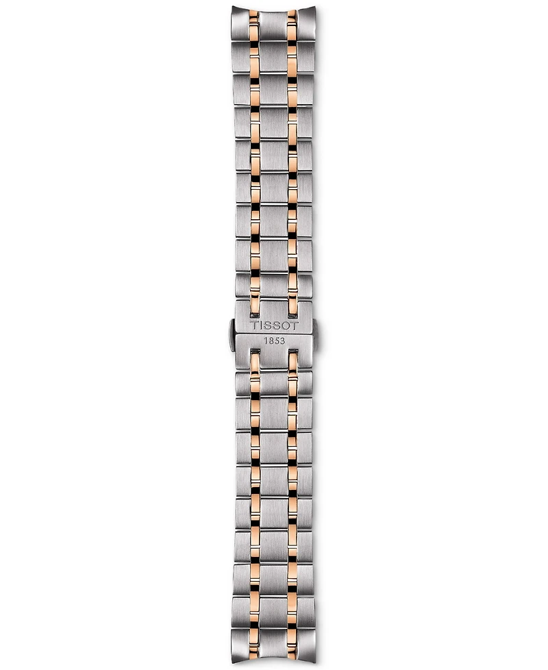 Tissot Men's Swiss Automatic Chemin des Tourelles Powermatic 80 Helvetic Pride Two-Tone Stainless Steel Bracelet Watch 42mm