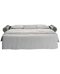 Elsher 85" Leather Sleeper Sofa, Created for Macy's