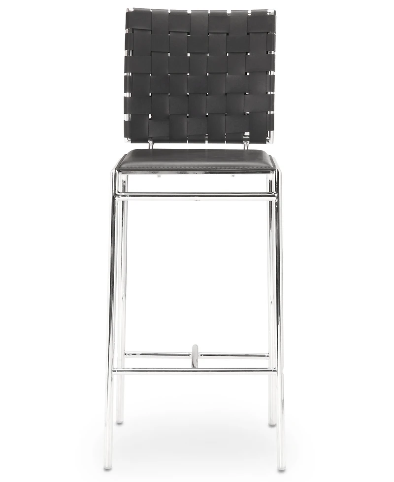 Zuo Criss Cross Counter Chair, Set of 2