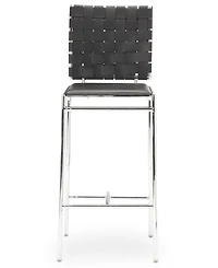 Zuo Criss Cross Counter Chair, Set of 2