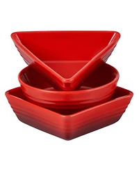 Le Creuset Stoneware 3 Piece Tapas Dishes Set