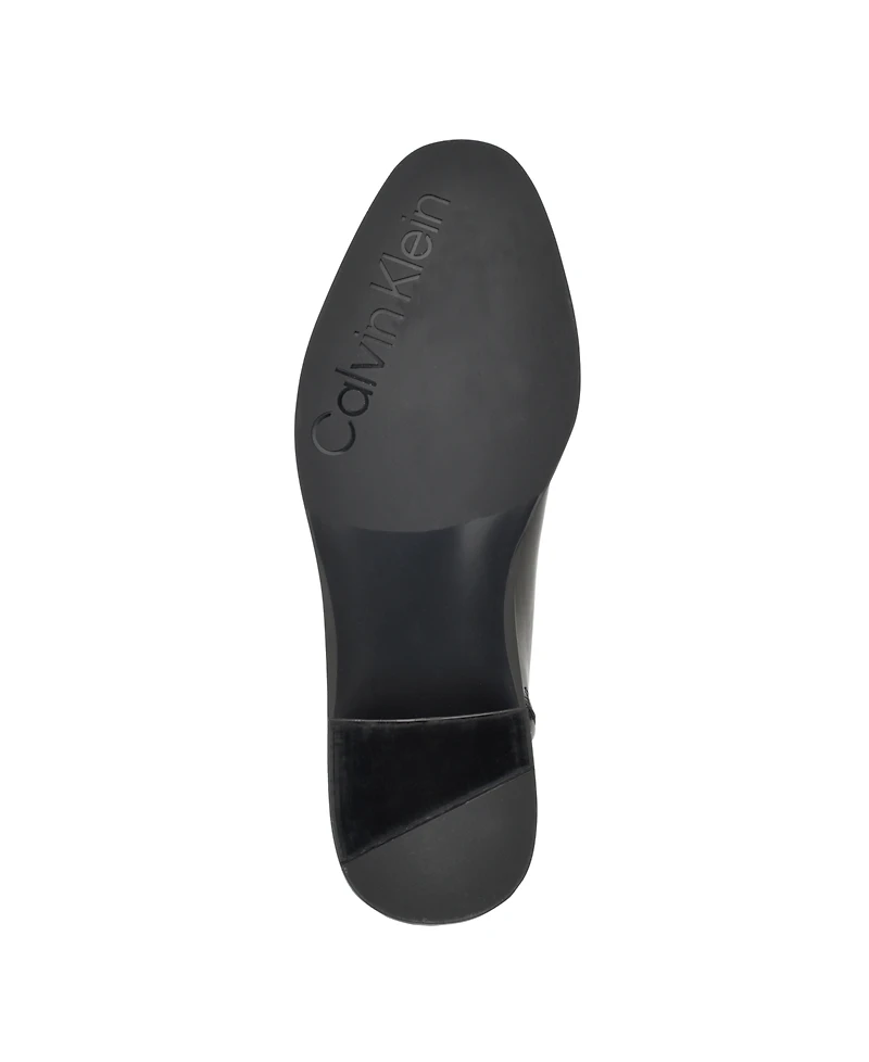 Calvin Klein Women's Jallis Block Heel Dress Booties