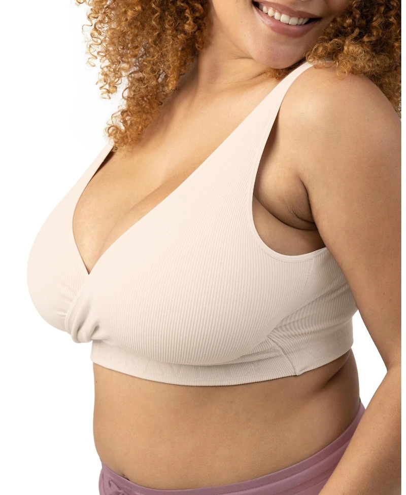 Kindred Bravely Maternity Busty Sublime Adjustable Crossover Nursing & Lounge Bra - Fits 30E-40I