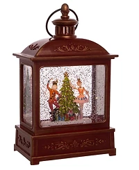 Kurt Adler 8" Battery-Operated Lit Nutcracker Swirl Water Lantern