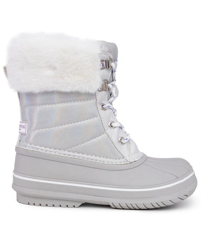London Fog Little Girls Bridger Cold Weather Lace Up Boots