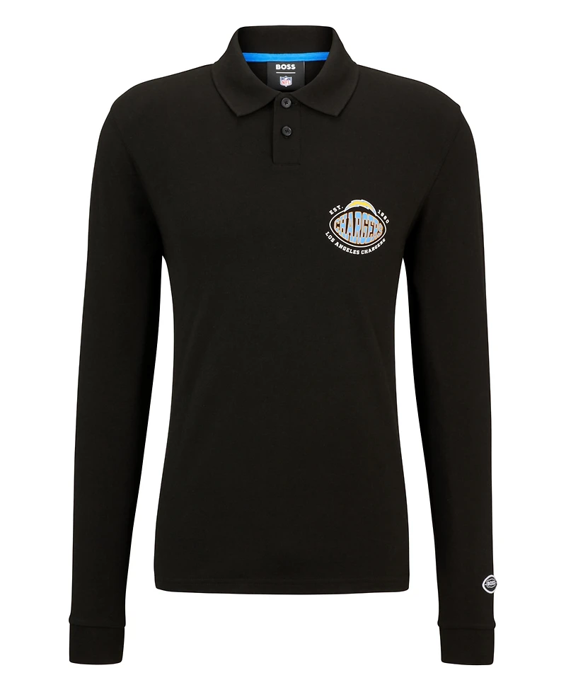 Boss by Hugo Men's x Nfl Long-Sleeved Polo Shirt