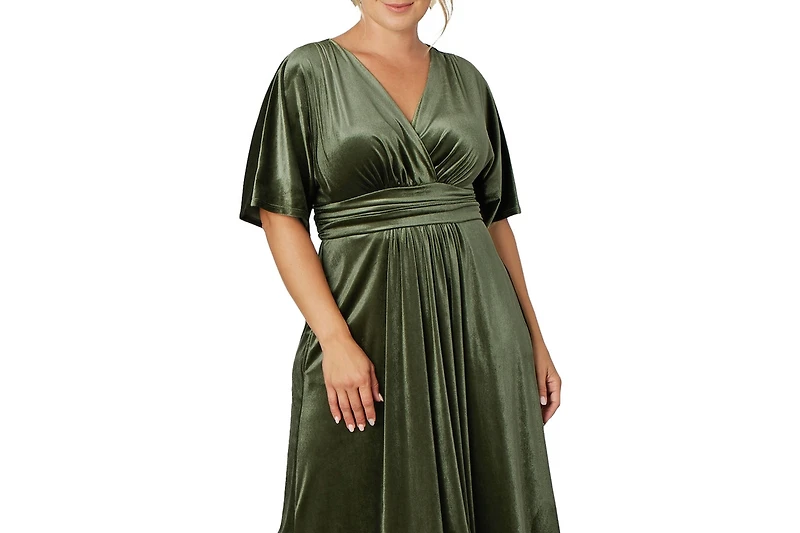 Kiyonna Plus Verona Velvet Evening Gown
