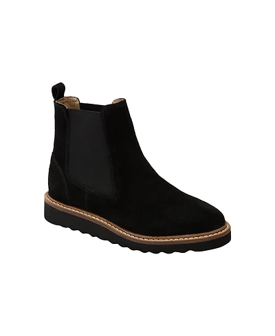 Jack Rogers Big Girls Coco Chelsea Suede Pull-On Boots