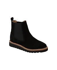 Jack Rogers Big Girls Coco Chelsea Suede Pull-On Boots