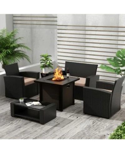 Westintrends Coastal Outdoor Wicker Conversation Sets Collection