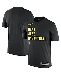 Men's Nike Black Utah Jazz 2023 Sideline Legend Performance Practice T-shirt