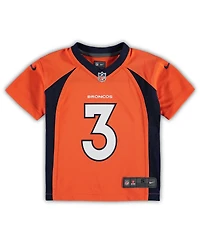 Preschool Boys and Girls Nike Russell Wilson Orange Denver Broncos Game Jersey