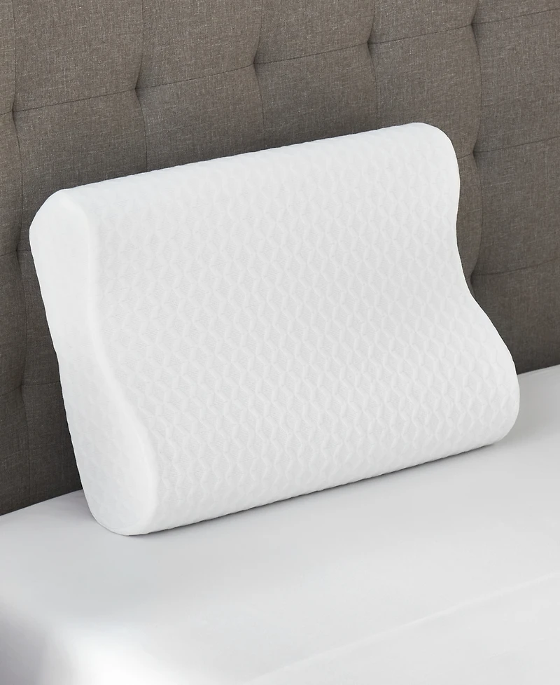 ProSleep Gel Support Memory Foam Pillow, Contour