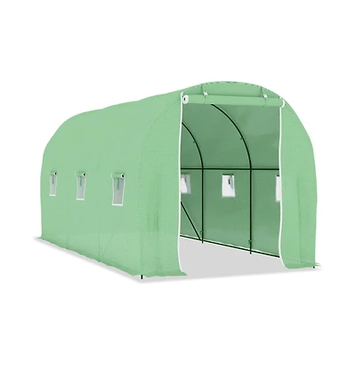 vidaXL Greenhouse 96.9 ft² 14.8'x6.6'x6.6'