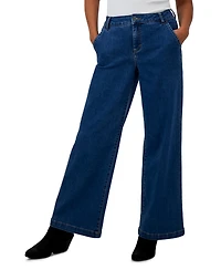 Style & Co Women's High-Rise Wide-Leg Jeans, Created for Macy's