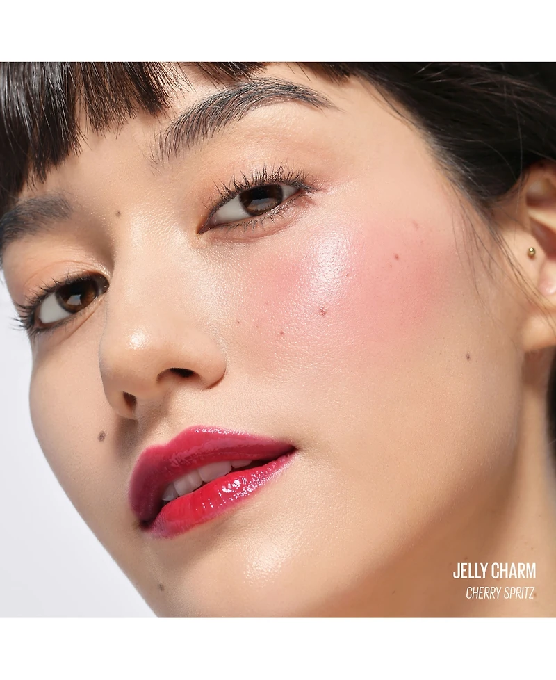 Kaja Jelly Charm Glazed Lip Stain & Blush With Keychain, 0.17 oz.