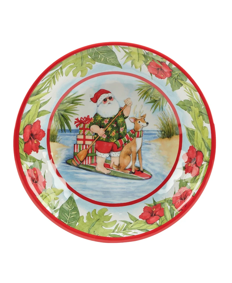 Certified International Santa's Wish Melamine 12 Pc. Dinnerware Set, Service for 4