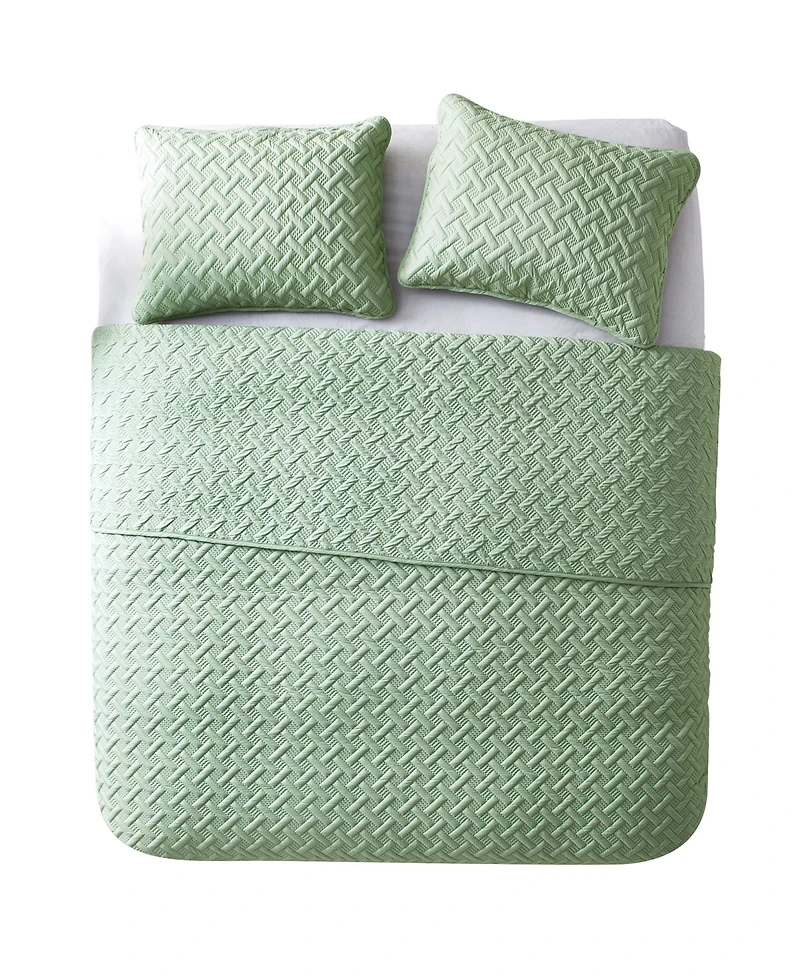 Vcny Home Nina Embossed 2-Pc.Quilt Set, Twin