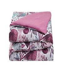 Vcny Home Ivory Coast Disperse Print Reversible 3 Piece Quilt Set, Full/Queen