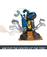 Hot Wheels Monster Trucks Arena Smashers Mega-Wrex Vs Crushzilla Takedown Playset
