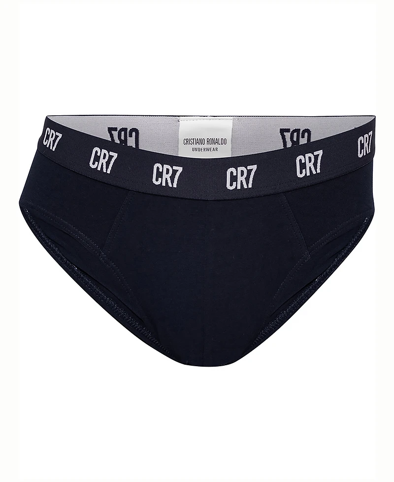 CR7 Men's Cotton Blend Briefs, Pack of 3