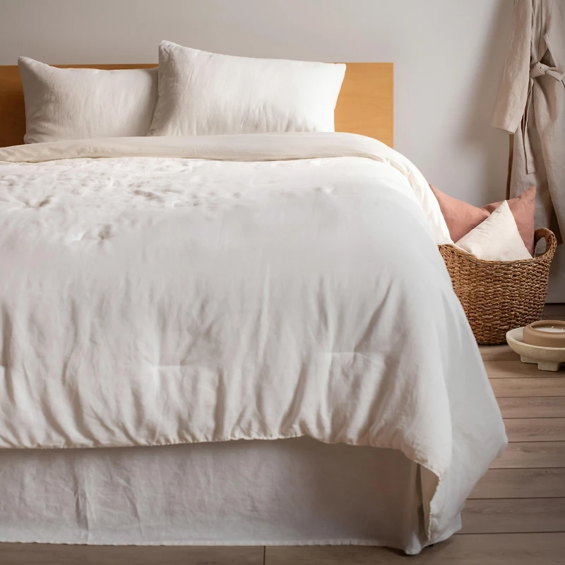 100% French Linen Bedskirt - Full