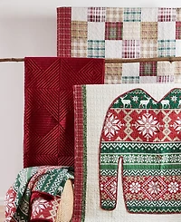 Greenland Home Fashions Oxford 100% Cotton Reversible Throw, 50" x 60"