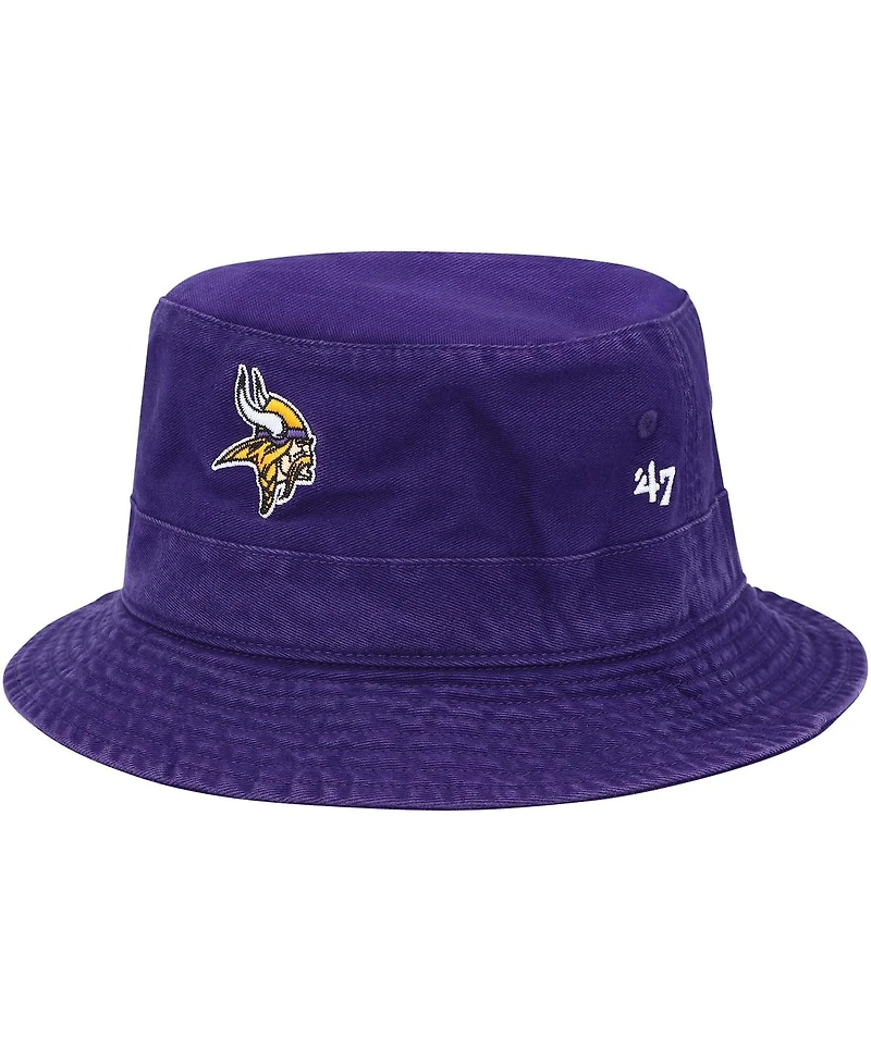 Men's '47 Brand Purple Minnesota Vikings Primary Bucket Hat