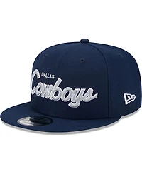 Men's New Era Navy Dallas Cowboys Main Script 9FIFTY Snapback Hat