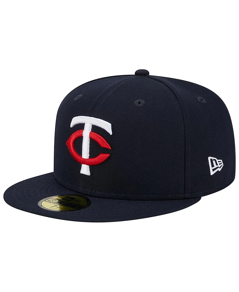 Men's New Era Navy Minnesota Twins 1987 World Series Team Color 59FIFTY Fitted Hat