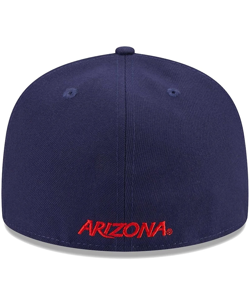Men's New Era Navy Arizona Wildcats Evergreen 59FIFTY Fitted Hat