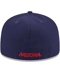 Men's New Era Navy Arizona Wildcats Evergreen 59FIFTY Fitted Hat