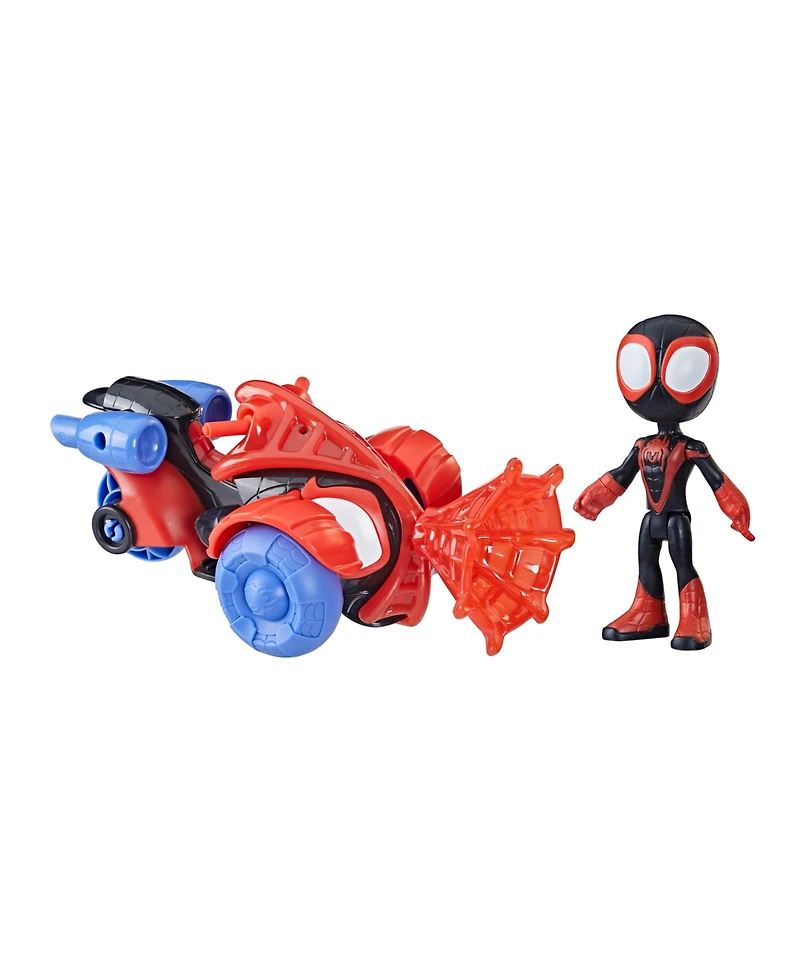Spidey and His Amazing Friends Marvel Miles Morales- Spider-Man Techno Racer Set