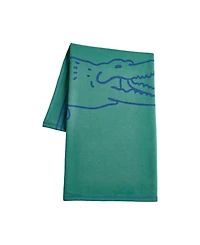 Lacoste Home Vintage-Like Croc Throw, 50" x 70"