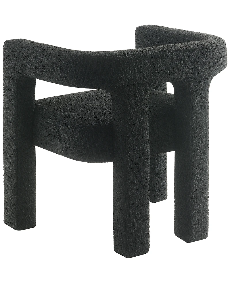 Abbyson Living Mandy 28" Boucle Fabric Dining Chair
