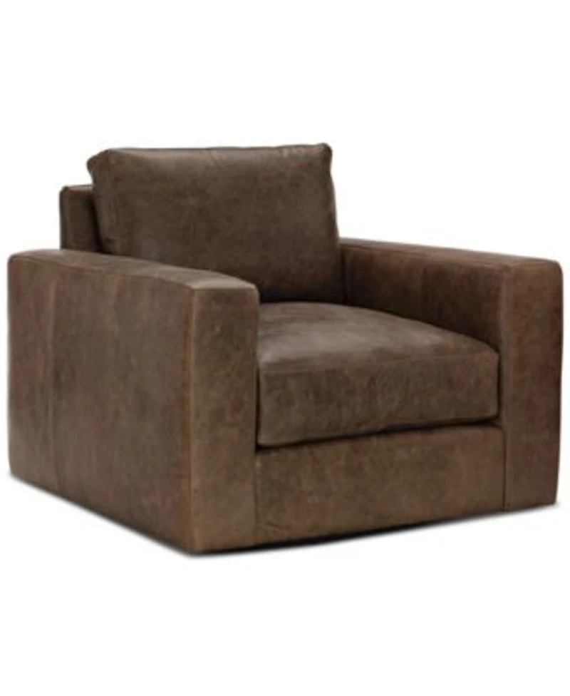Dawkins Leather Sofa Collection Created For Macys