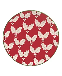 Certified International Winter Medley 6" Canape Plates Set of 6, Service for 6