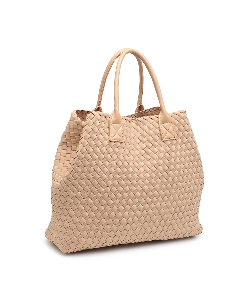 Urban Expressions Ithaca Woven Neo-Prene Tote Bag