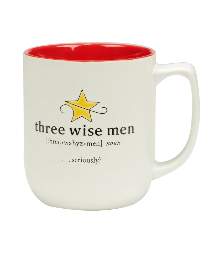 Certified International Christmas Fun Sayings 16 oz Mugs Set of 6