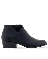 Aerosoles Women's Cayu Ankle Boots - Black Faux Leather