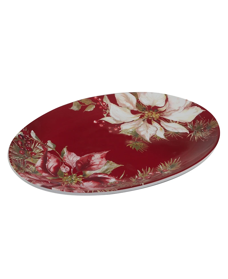 Certified International Winters Joy 16" Oval Platter