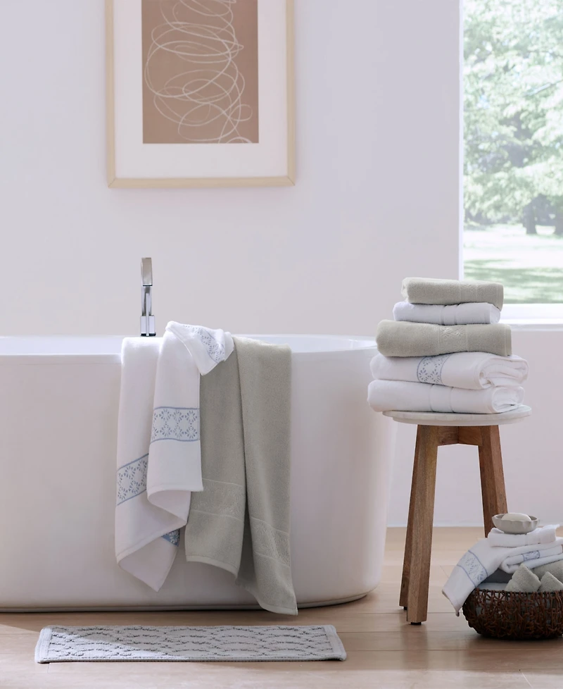 Clean Design Home x Martex Allergen-Resistant Savoy 2 Pack Bath Towel Set