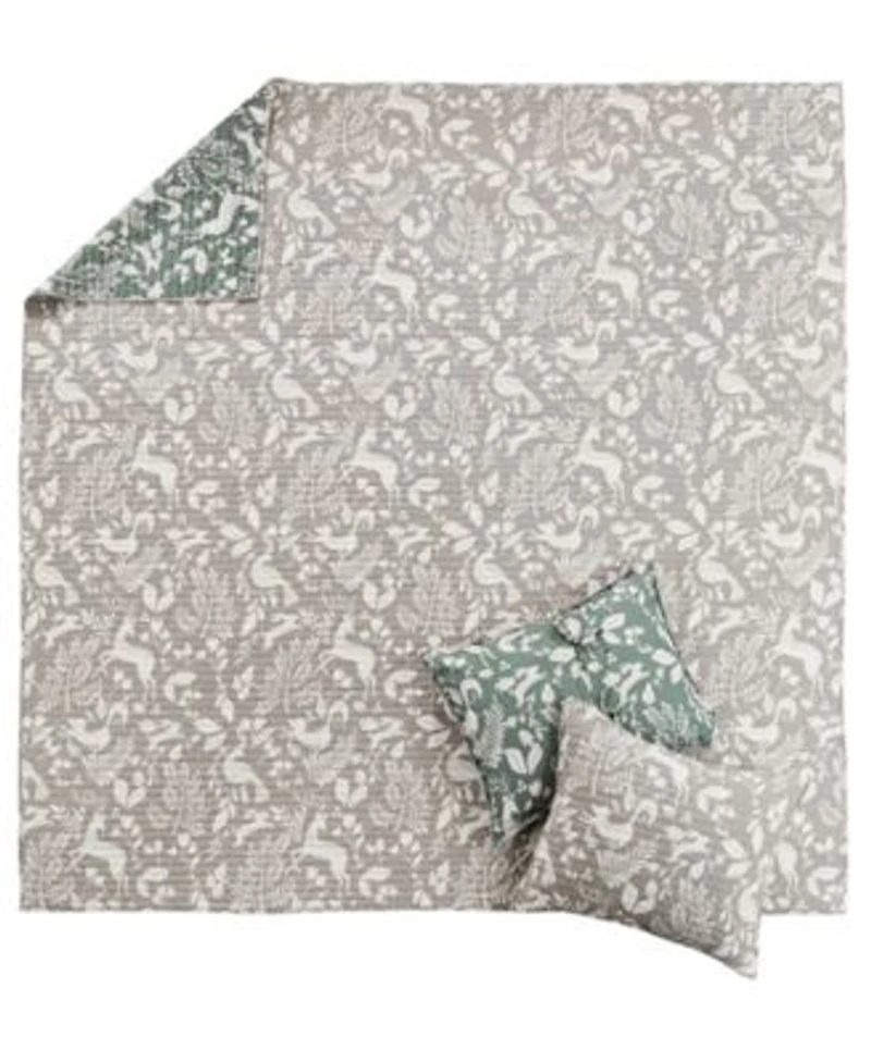 Levtex Bretton Woods Green Reversible Quilt Sets