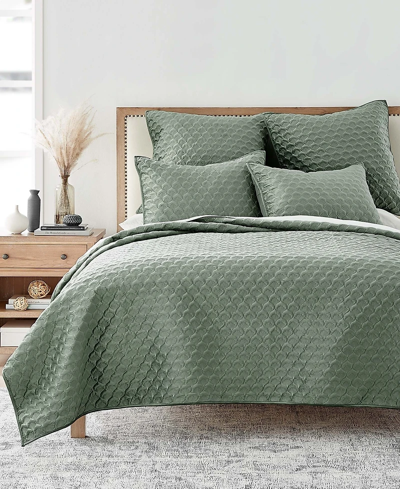 Levtex Merano Velvet Sea Spray Quilt, Twin/Twin Xl