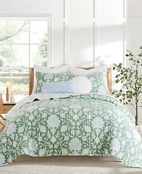 Levtex Evelyn Jacobean Reversible 3-Pc. Quilt Set, Full/Queen