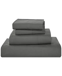 Sunham Microfiber Easy Care Solid -Pc. Sheet Set