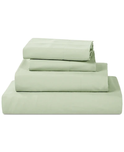 Sunham Microfiber Easy Care Solid 4-Pc. Sheet Set, California King