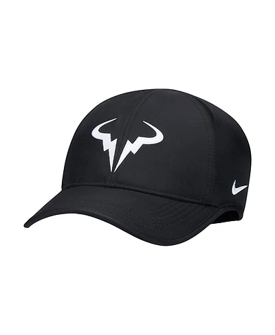 Men's Nike Black Rafael Nadal Featherlight Club Performance Adjustable Hat
