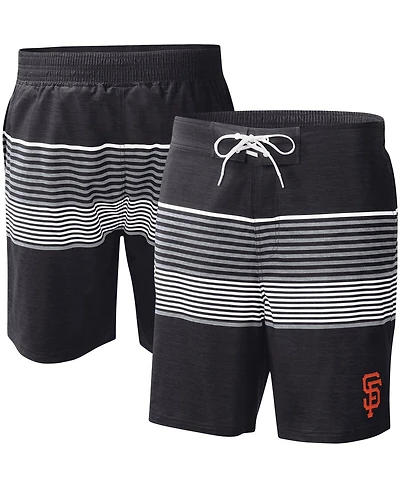 Men's G-iii Sports by Carl Banks Black San Francisco Giants Coastline Volley Swim Shorts