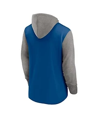 Men's Nike Royal Indianapolis Colts Fashion Color Block Pullover Hoodie